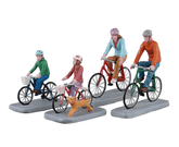 Lemax Caddington Village Lighted Buildings Lemax Family Bike Ride Decoration